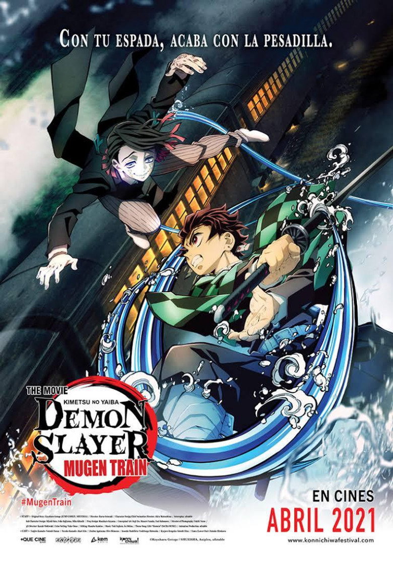 Demon Slayer -Kimetsu no Yaiba- The Movie: Mugen Train poster