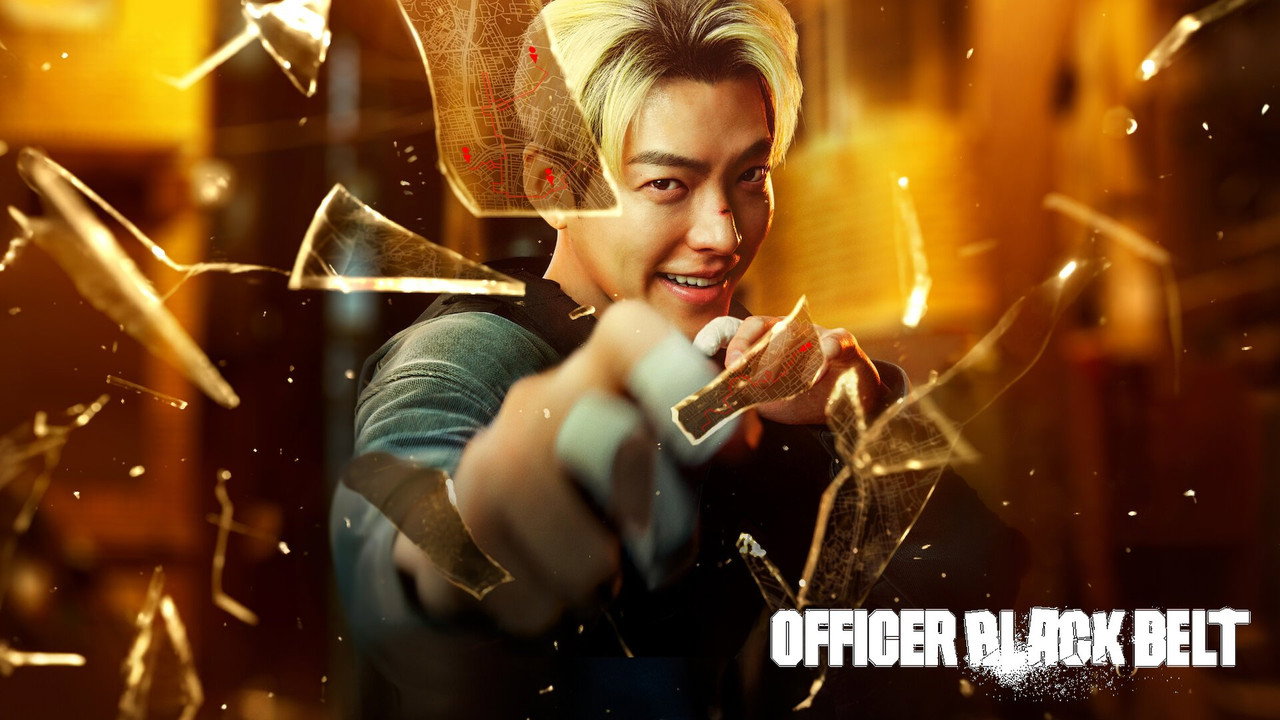 Officer Black Belt backdrop