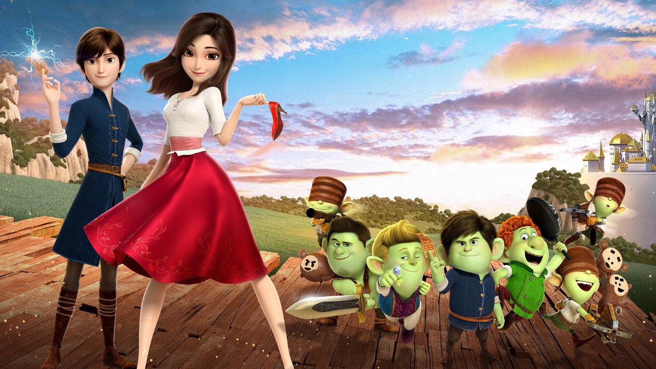 Red Shoes and the Seven Dwarfs backdrop