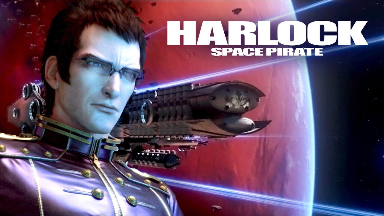 Space Pirate Captain Harlock backdrop