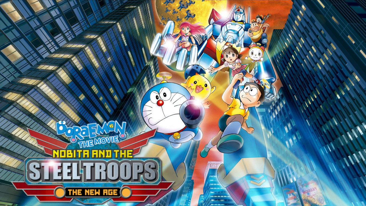 Doraemon: Nobita and the New Steel Troops: Winged Angels backdrop