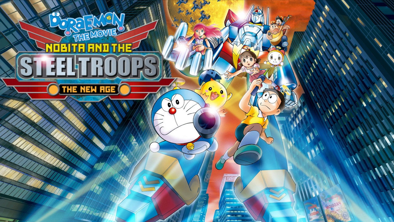 Doraemon: Nobita and the New Steel Troops: Winged Angels backdrop