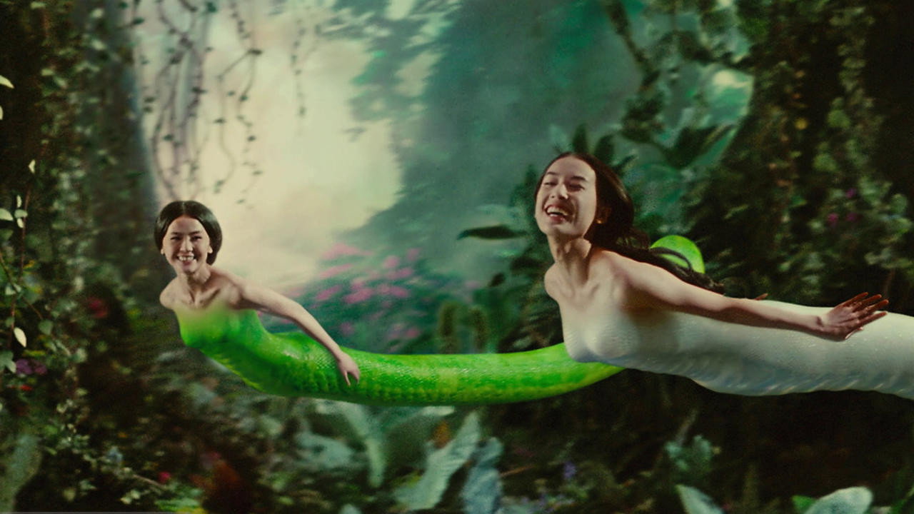 The Sorcerer and the White Snake backdrop