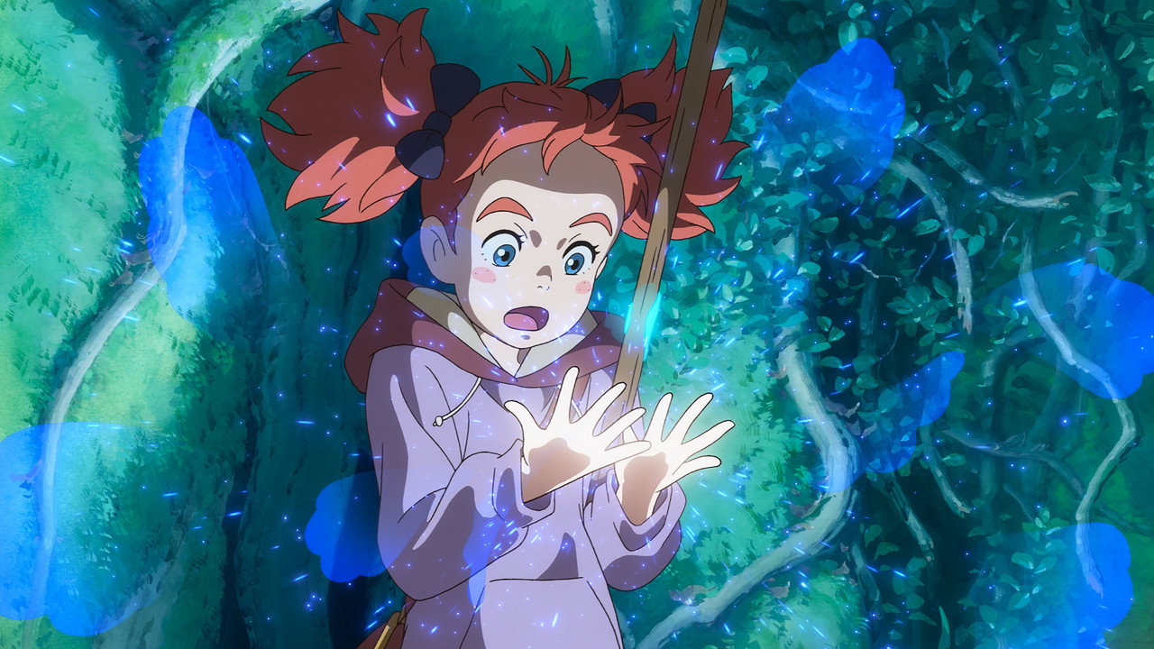Mary and The Witch's Flower backdrop