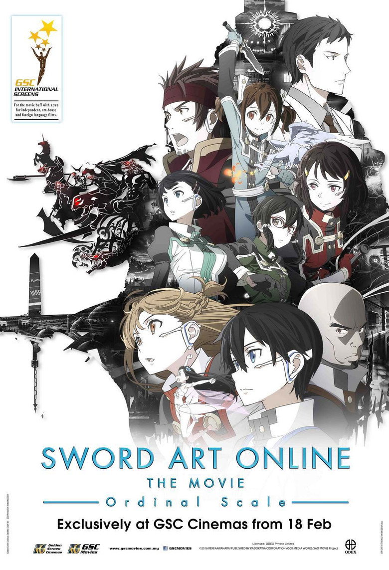 Sword Art Online the Movie: Ordinal Scale poster