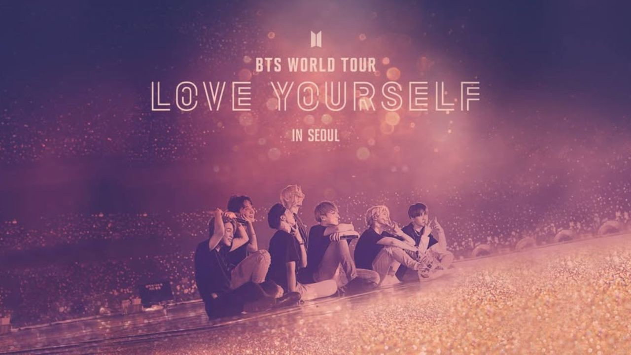 BTS World Tour: Love Yourself in Seoul backdrop