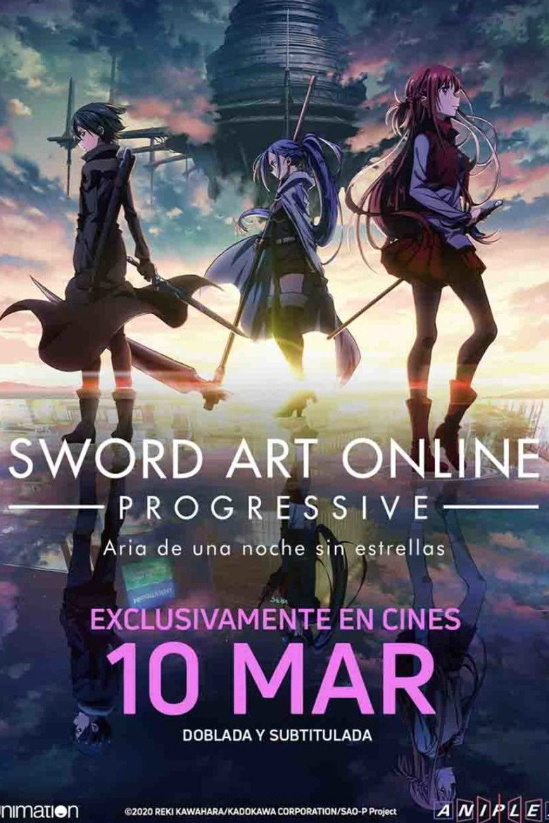 Sword Art Online the Movie - Progressive - Aria of a Starless Night poster