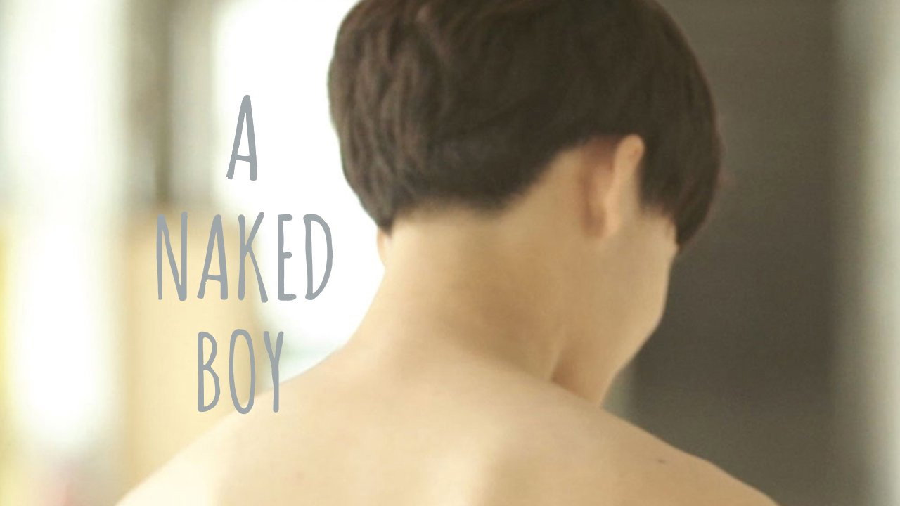 A Naked Boy backdrop