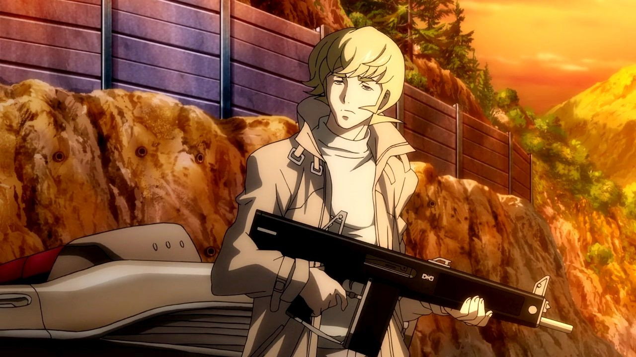 Cyborg 009 vs. Devilman backdrop