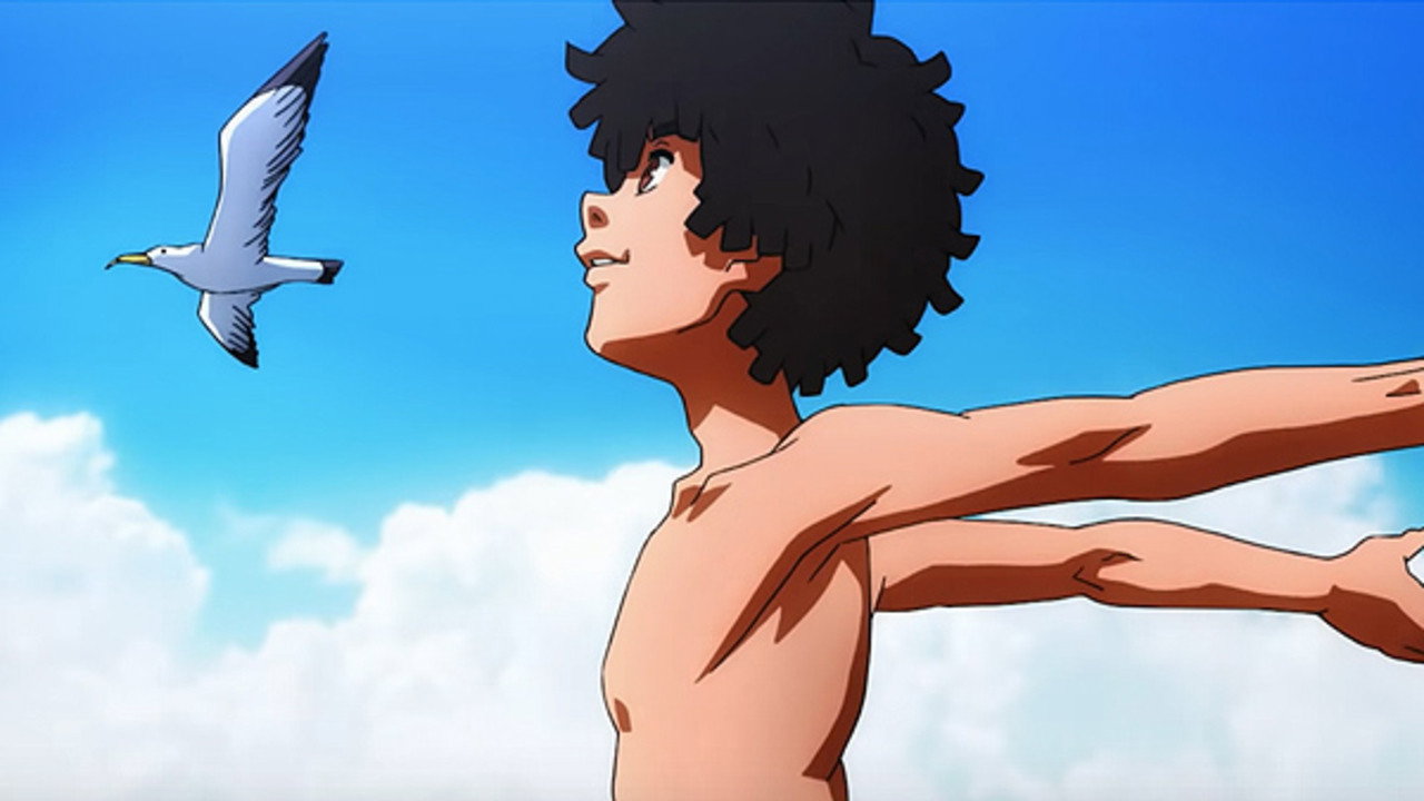 Mobile Suit Gundam Thunderbolt: December Sky backdrop