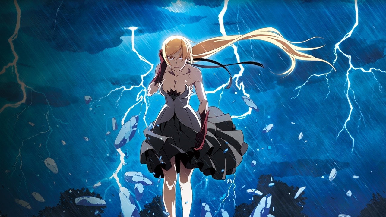 Kizumonogatari Part 2: Nekketsu backdrop