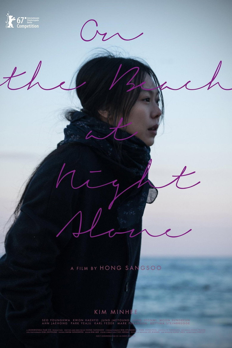 On the Beach at Night Alone poster