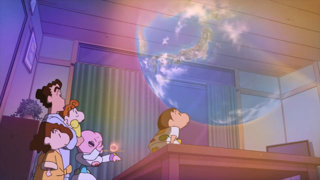 Crayon Shin-chan: Invasion!! Alien Shiriri backdrop