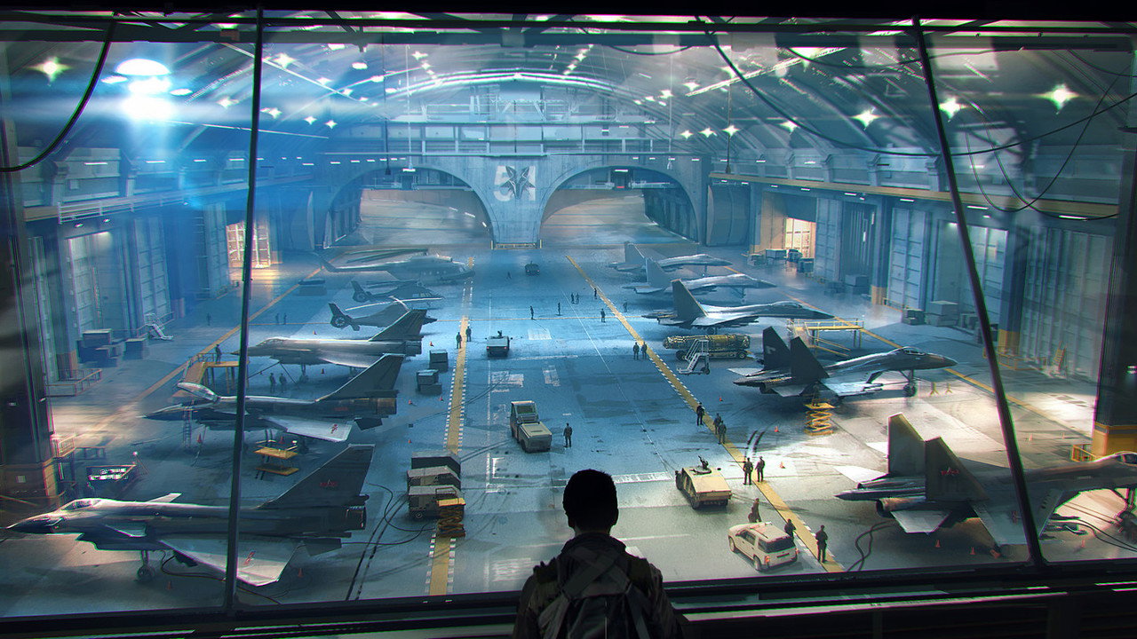 Sky Hunter backdrop