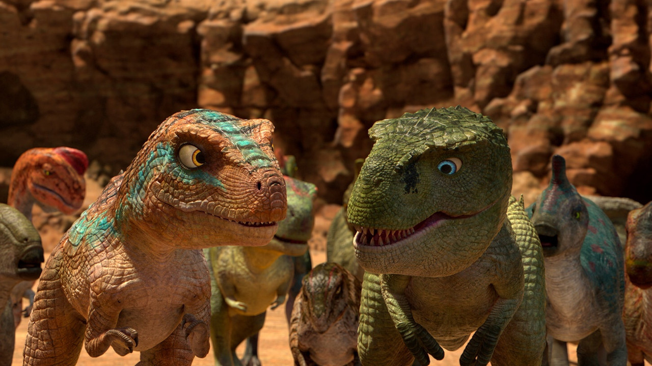 Dino King: Journey to Fire Mountain backdrop