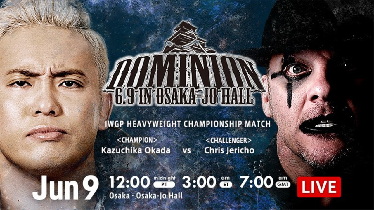 NJPW Dominion 6.9 in Osaka-jo Hall 2019 backdrop