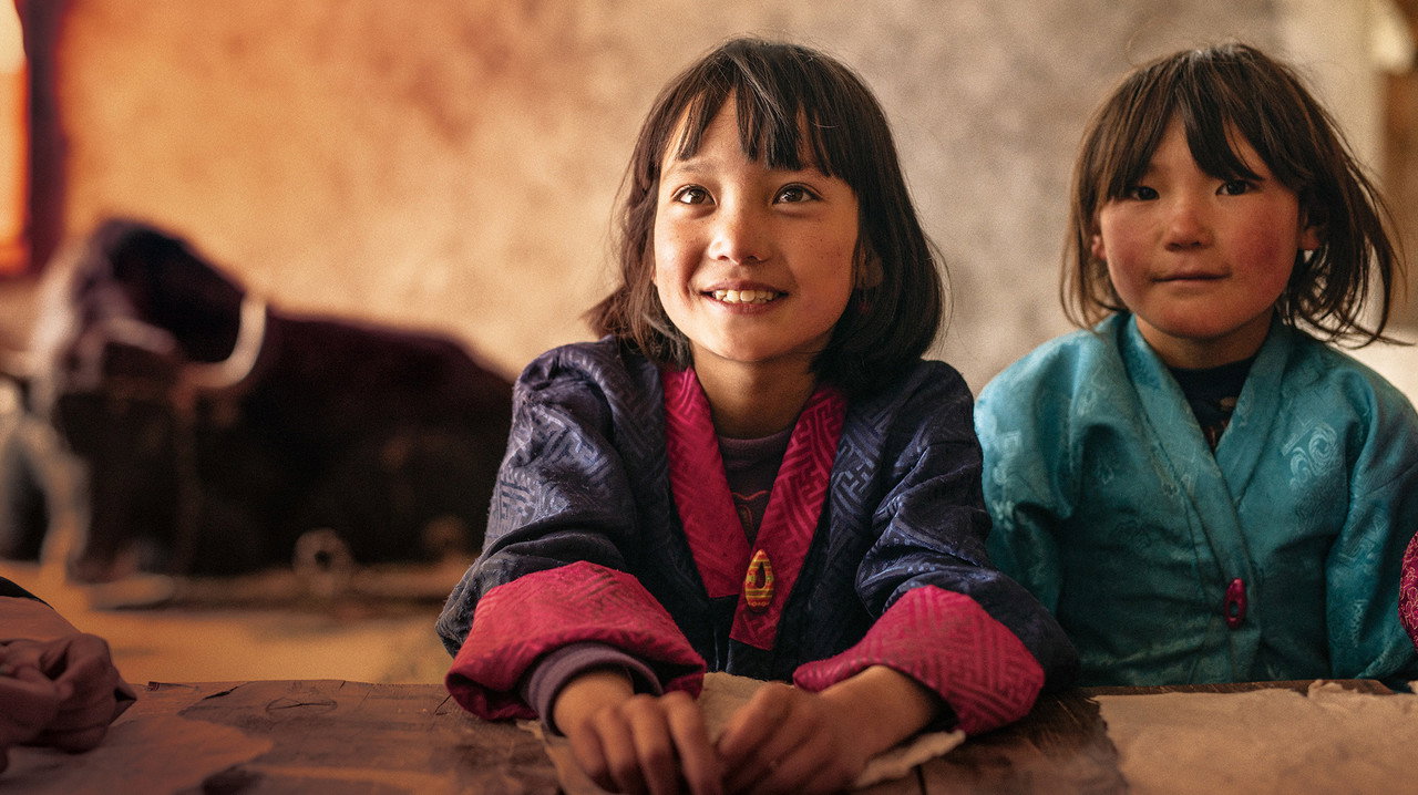 Lunana: A Yak in the Classroom backdrop