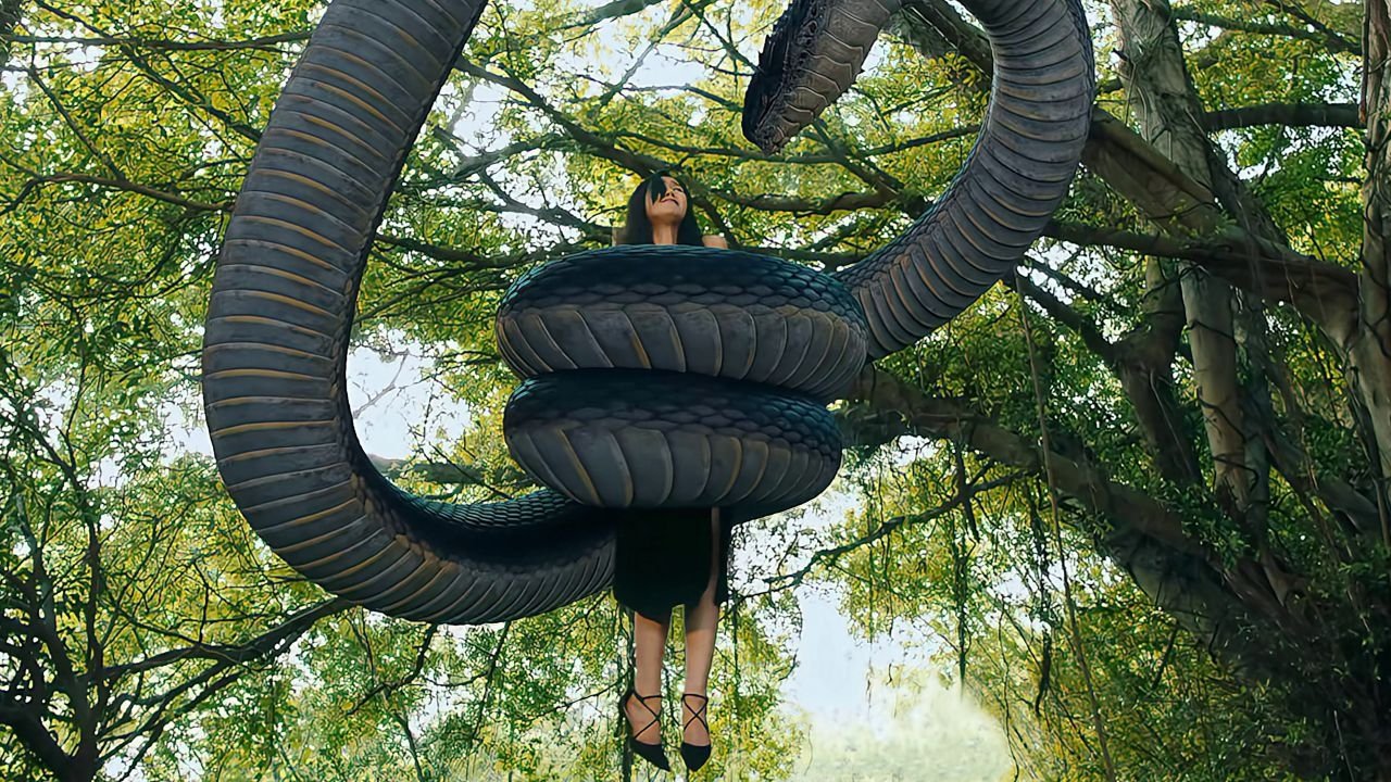 Deep Sea Mutant Snake backdrop