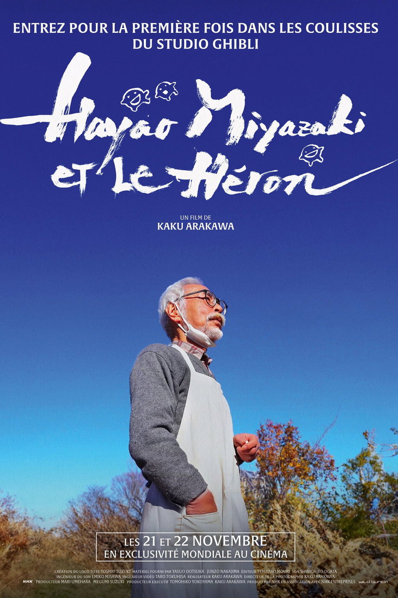 Hayao Miyazaki and the Heron poster