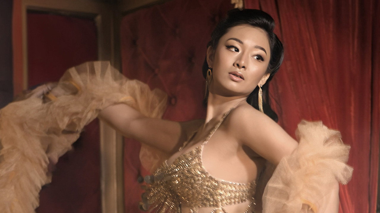 Celestina: Burlesk Dancer backdrop