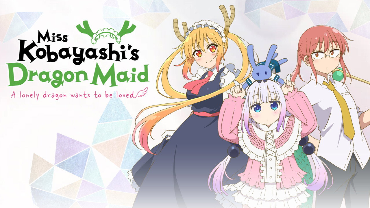Miss Kobayashi's Dragon Maid: A lonely dragon wants to be loved backdrop