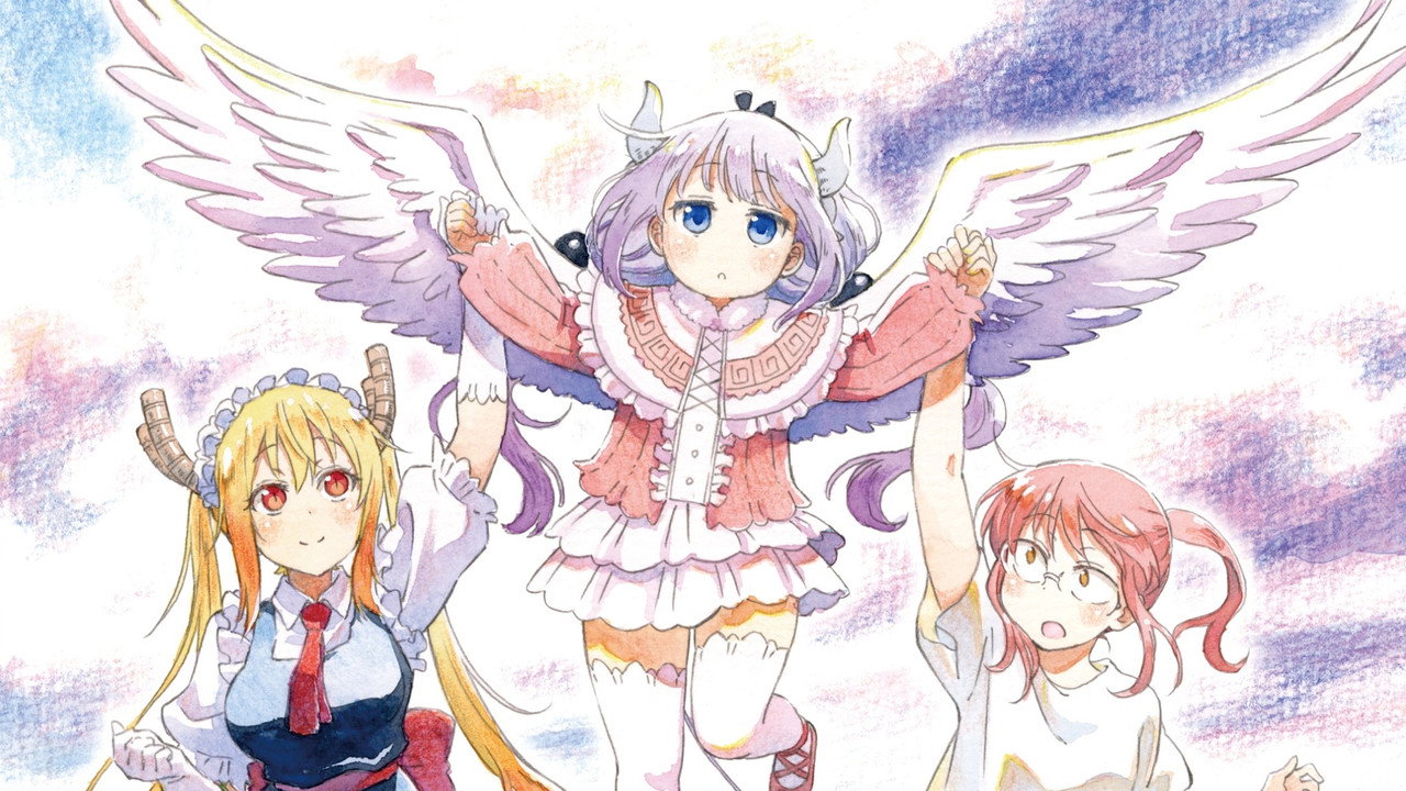Miss Kobayashi's Dragon Maid: A lonely dragon wants to be loved backdrop