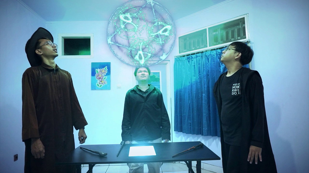 The Script of Light backdrop