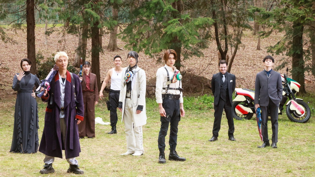 Eiga Kamen Raidā Zettsu Sayonara no Misshon backdrop