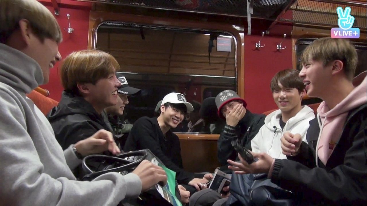 BTS: Bon Voyage backdrop
