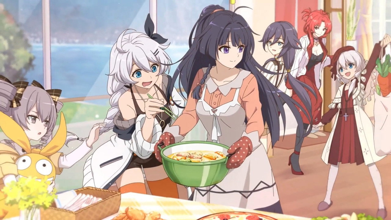 Cooking with Valkyries backdrop