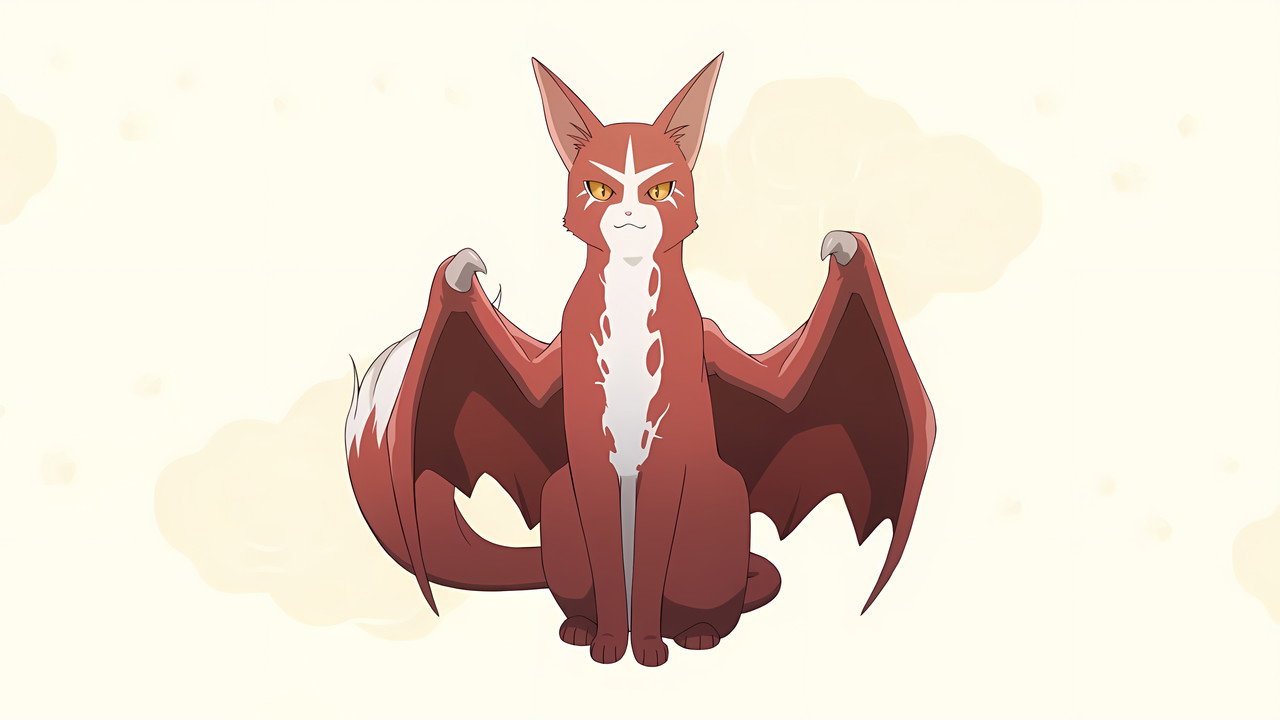 The Cat and the Dragon backdrop