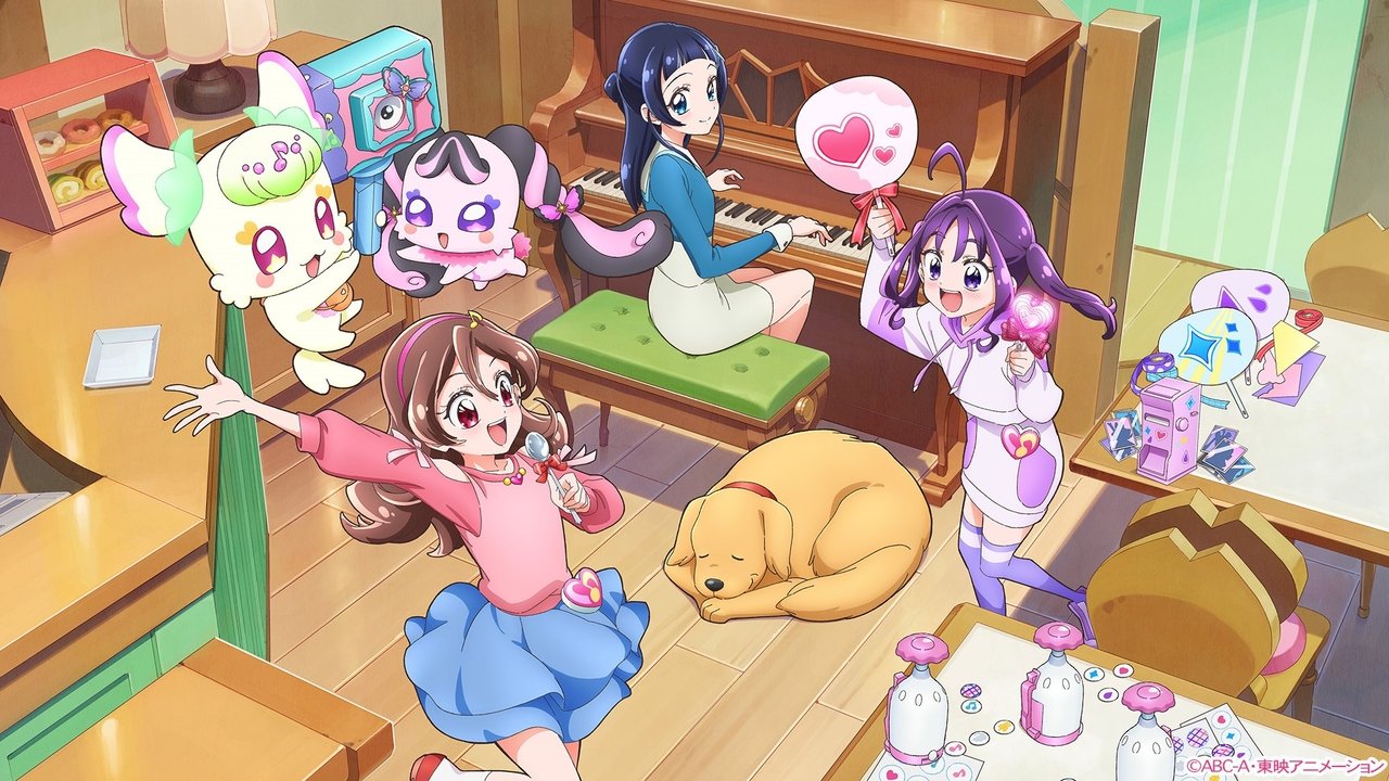 You and Idol Precure backdrop
