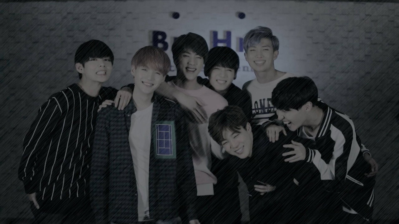 BTS: Lucky Draw backdrop