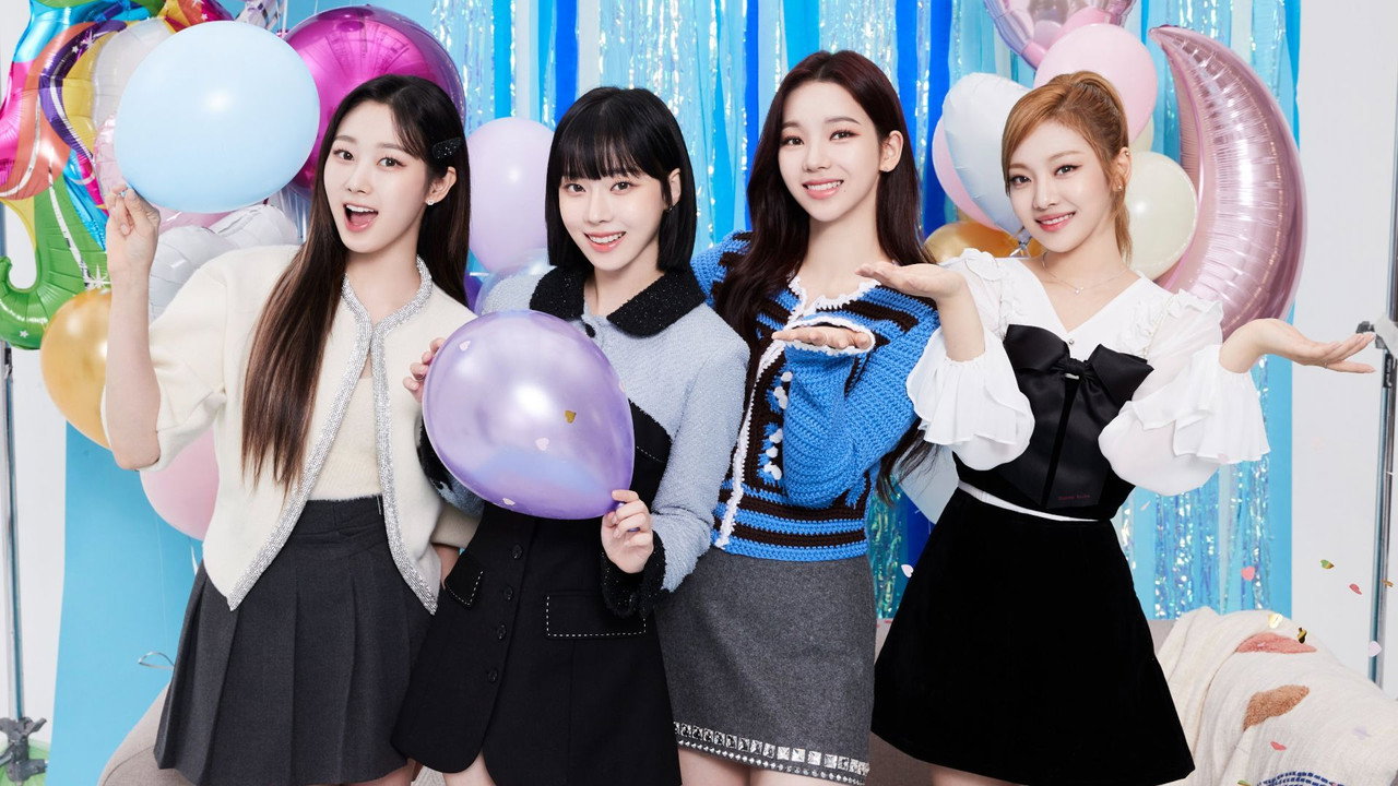 XR LIVE aespa SPECIAL EVENT "Party-On" backdrop