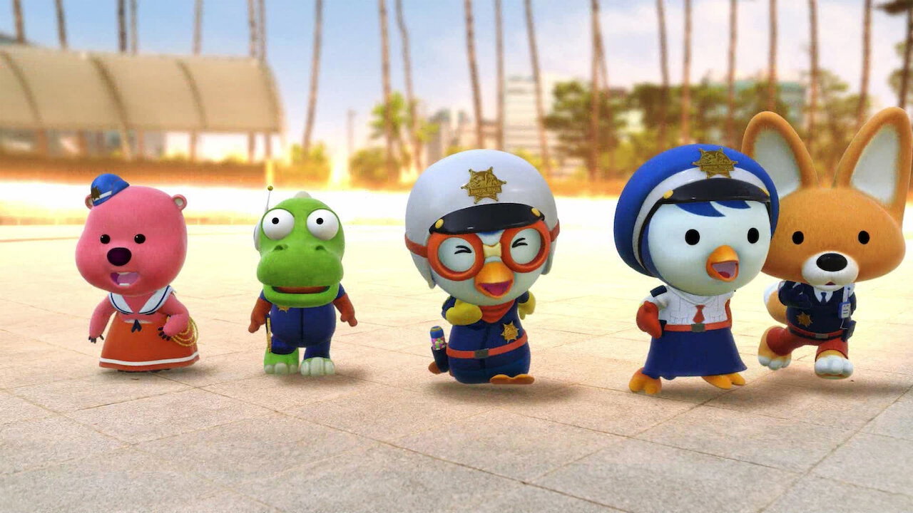 Pororo Jurassic Rescue backdrop
