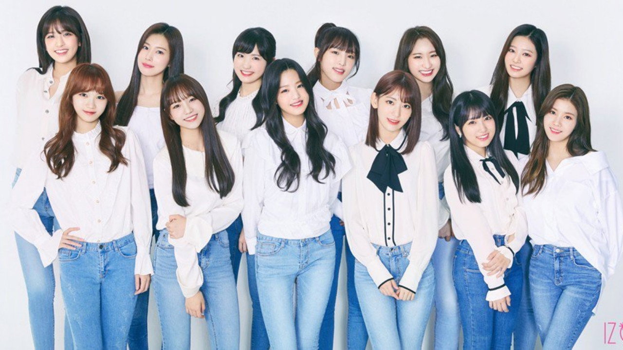 IZ*ONE CHU backdrop