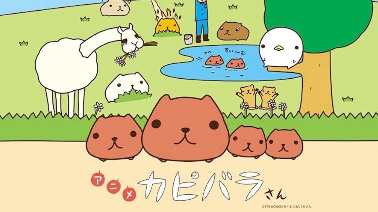 Anime Kapibara-san backdrop