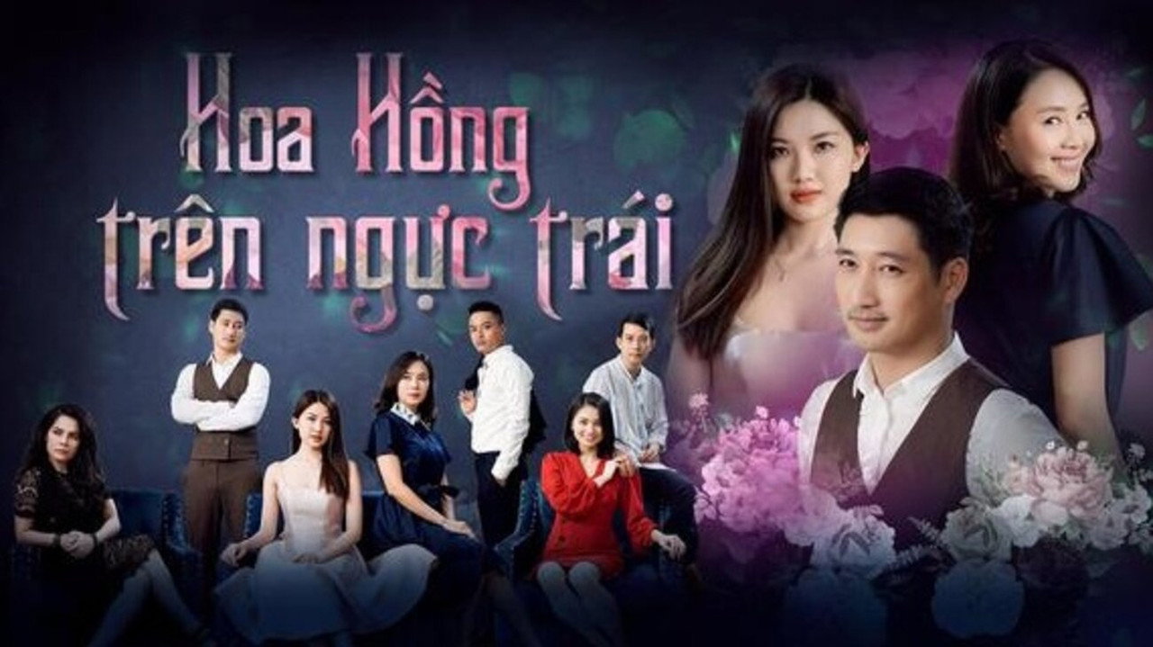 Hoa hồng trên ngực trái backdrop