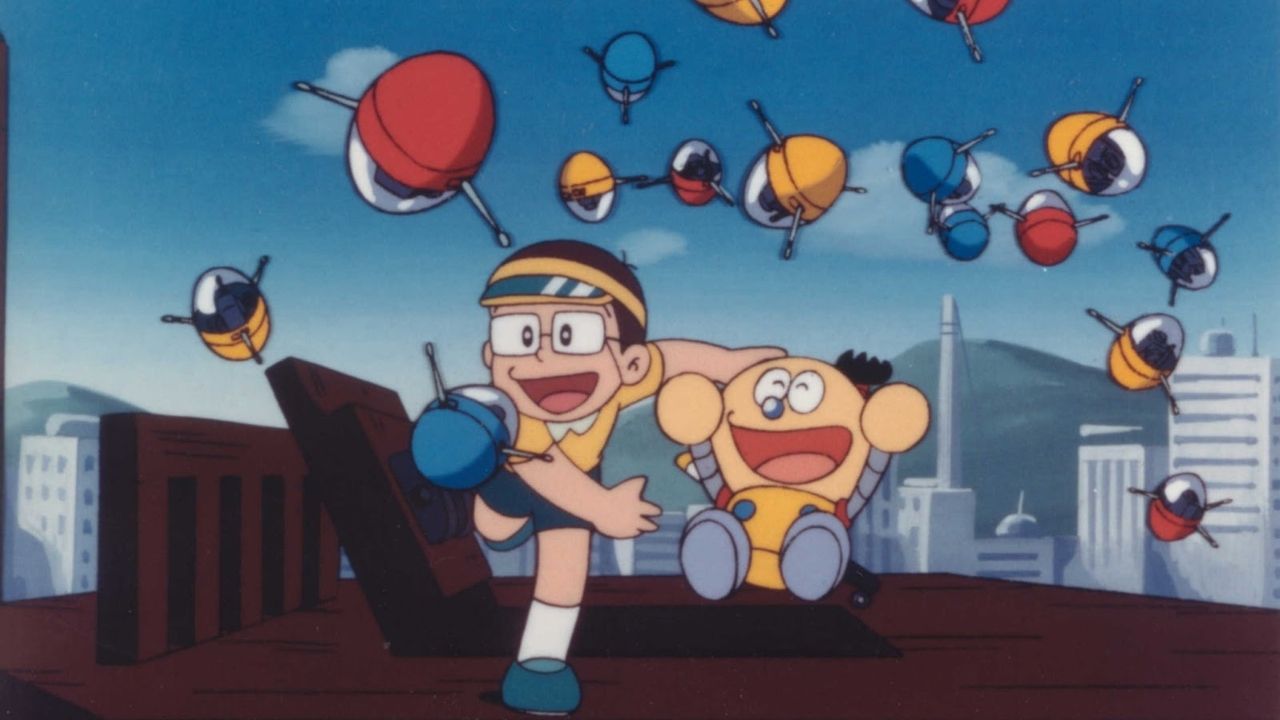 Kiteretsu Daihyakka backdrop